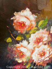 MaxSold Auction: Cromwell Signed Framed Oil Floral Still Life B - Brampton (Ontario, Canada) Estate Sale Online Auction - Upper Highlands Drive