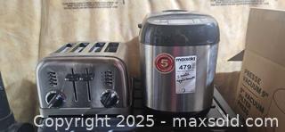 MaxSold Auction: Cuisinart 4-Slice Toaster & Hamilton Beach Bread Machine B - Brampton (Ontario, Canada) Estate Sale Online Auction - Upper Highlands Drive