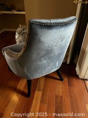 MaxSold Auction: Dark Charcoal Tufted Velvet Accent Chair C - Brampton (Ontario, Canada) Estate Sale Online Auction - Upper Highlands Drive