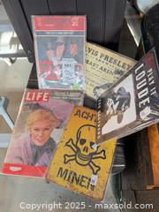 MaxSold Auction: Decorative Metal Signs & Vintage Prints: Genesis, ZZ Top, Elvis B - Brampton (Ontario, Canada) Estate Sale Online Auction - Upper Highlands Drive