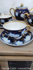 MaxSold Auction: Dovbysh Porcelain Tea Set, Cobalt Blue Floral B - Brampton (Ontario, Canada) Estate Sale Online Auction - Upper Highlands Drive