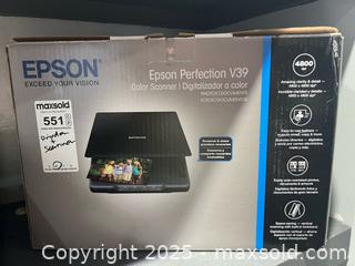 MaxSold Auction: Epson Printer & Scanner Lot: Stylus NX510 / C352A, Perfection V39 B - Brampton (Ontario, Canada) Estate Sale Online Auction - Upper Highlands Drive