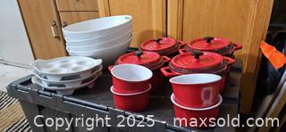 MaxSold Auction: Forum Glazed Ceramic Mini Cocottes, Ramekins & Bowls Set B - Brampton (Ontario, Canada) Estate Sale Online Auction - Upper Highlands Drive