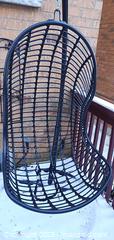 MaxSold Auction: Hanging Egg Swing Chair with Stand, Cushions & Hardware C - Brampton (Ontario, Canada) Estate Sale Online Auction - Upper Highlands Drive