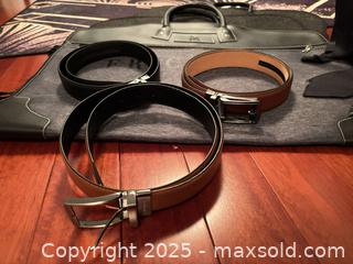 MaxSold Auction: Leather Belts, Ties, Garment Bags B - Brampton (Ontario, Canada) Estate Sale Online Auction - Upper Highlands Drive