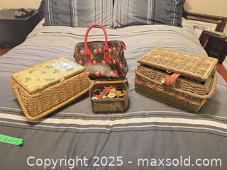 MaxSold Auction: Leather Purse And Sewing Supplies B  - Brampton (Ontario, Canada) Estate Sale Online Auction - Upper Highlands Drive