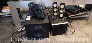 MaxSold Auction: Logitech Z4 4.1 Multimedia Speaker System (M/N: S-0175A) C - Brampton (Ontario, Canada) Estate Sale Online Auction - Upper Highlands Drive