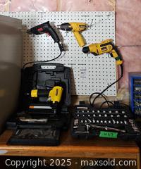 MaxSold Auction: Lot: DeWalt DWD112 Corded Drill, Stanley, Wagner, Accessories and More B - Brampton (Ontario, Canada) Estate Sale Online Auction - Upper Highlands Drive