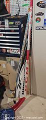 MaxSold Auction: Lot: Goalie Equipment with Multiple Hockey Sticks B - Brampton (Ontario, Canada) Estate Sale Online Auction - Upper Highlands Drive