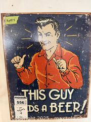 MaxSold Auction: Lot of Decorative Metal Wall Signs - Pepsi-Cola & Beer Novelty B - Brampton (Ontario, Canada) Estate Sale Online Auction - Upper Highlands Drive