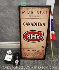 MaxSold Auction: Lot of Montreal Canadiens (CH) memorabilia: Decor, Ring, and More B - Brampton (Ontario, Canada) Estate Sale Online Auction - Upper Highlands Drive