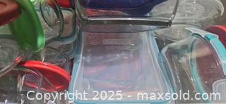 MaxSold Auction: Mixed Glass Food Storage Containers with Plastic Lids, Snapware B - Brampton (Ontario, Canada) Estate Sale Online Auction - Upper Highlands Drive