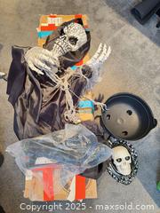 MaxSold Auction: Mixed Holiday Decorations Lot — NOMA 7ft Lighted Tree + Halloween Props B - Brampton (Ontario, Canada) Estate Sale Online Auction - Upper Highlands Drive