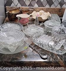 MaxSold Auction: Mixed Lot Glassware & China: Serving Dishes, Bowls, Creamer and More B - Brampton (Ontario, Canada) Estate Sale Online Auction - Upper Highlands Drive