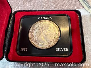 MaxSold Auction: Mixed Lot: Vintage Banknotes (Canada, Mexico, UK, France) + 1972 Silver Coin B - Brampton (Ontario, Canada) Estate Sale Online Auction - Upper Highlands Drive