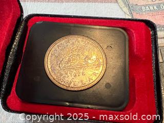 MaxSold Auction: Mixed Lot: Vintage Banknotes (Canada, Mexico, UK, France) + 1972 Silver Coin B - Brampton (Ontario, Canada) Estate Sale Online Auction - Upper Highlands Drive