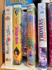 MaxSold Auction: Mixed VHS, DVD & Blu-ray Family Movie Lot (35–50) B - Brampton (Ontario, Canada) Estate Sale Online Auction - Upper Highlands Drive