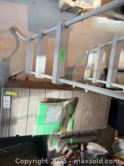 MaxSold Auction: Pair of Brown Wood-Look Plastic Deck Storage Boxes, Pool Ladder B - Brampton (Ontario, Canada) Estate Sale Online Auction - Upper Highlands Drive