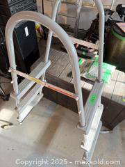 MaxSold Auction: Pair of Brown Wood-Look Plastic Deck Storage Boxes, Pool Ladder B - Brampton (Ontario, Canada) Estate Sale Online Auction - Upper Highlands Drive