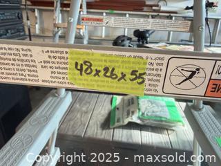 MaxSold Auction: Pair of Brown Wood-Look Plastic Deck Storage Boxes, Pool Ladder B - Brampton (Ontario, Canada) Estate Sale Online Auction - Upper Highlands Drive