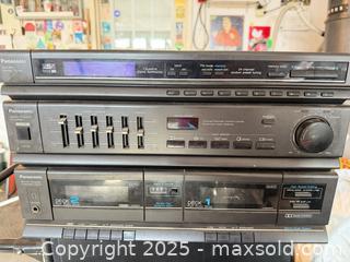 MaxSold Auction: Panasonic SA-H50 / SL-H50B Stacked Mini Stereo System B - Brampton (Ontario, Canada) Estate Sale Online Auction - Upper Highlands Drive