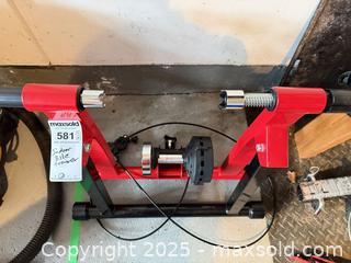 MaxSold Auction: Red & Black Wheel-On Indoor Bike Trainer (Magnetic Resistance) B - Brampton (Ontario, Canada) Estate Sale Online Auction - Upper Highlands Drive