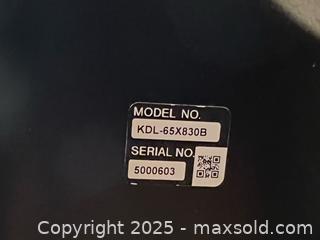 MaxSold Auction: Sony KDL-65X830B 65" TV C - Brampton (Ontario, Canada) Estate Sale Online Auction - Upper Highlands Drive