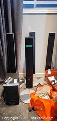 MaxSold Auction: Sony SS-CT72 Home Theater Speaker Set (Towers + Subwoofer) C - Brampton (Ontario, Canada) Estate Sale Online Auction - Upper Highlands Drive