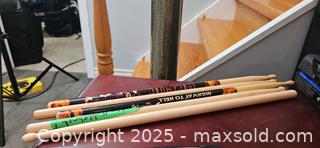 MaxSold Auction: Student Concert Flute with Case, Drum Practice Pad & Drum Sticks B - Brampton (Ontario, Canada) Estate Sale Online Auction - Upper Highlands Drive