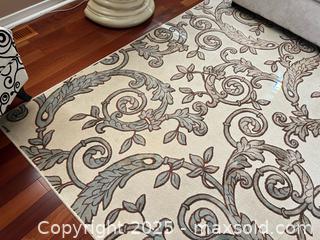 MaxSold Auction: Traditional Scroll Floral Medallion Area Rug D - Brampton (Ontario, Canada) Estate Sale Online Auction - Upper Highlands Drive