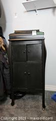 MaxSold Auction: Vintage Rolling Wood Veneer Cabinet C - Brampton (Ontario, Canada) Estate Sale Online Auction - Upper Highlands Drive