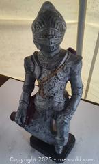 MaxSold Auction: 26&#34; ceramic knight statue  - Walworth (New York, USA) SELLER MANAGED Downsizing Online Auction - High Street