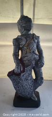 MaxSold Auction: 26&#34; ceramic knight statue  - Walworth (New York, USA) SELLER MANAGED Downsizing Online Auction - High Street