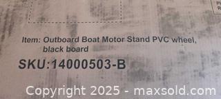 MaxSold Auction: New Outboard Boat Motor Stand, Engine Carrier Cart Dolly 315lbs Capacity w/Wheels  - Walworth (New York, USA) SELLER MANAGED Downsizing Online Auction - High Street