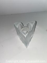 MaxSold Auction: Triangle glass candleholder - Toronto (Ontario, Canada) SELLER MANAGED Downsizing Online Auction - Bathurst Street (CONDO)