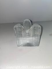 MaxSold Auction: Triangle glass candleholder - Toronto (Ontario, Canada) SELLER MANAGED Downsizing Online Auction - Bathurst Street (CONDO)