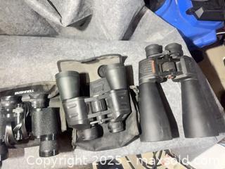 MaxSold Auction: Lot of Bushnell and Other Optics Binoculars, Multiple Pairs - Halton Hills (Ontario, Canada) SELLER MANAGED Downsizing Online Auction - Barber Drive
