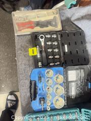 MaxSold Auction: Mikita socket and driver set: Mastercraft Hole Saws in Molded Plastic Storage Case: Kobalt - Halton Hills (Ontario, Canada) SELLER MANAGED Downsizing Online Auction - Barber Drive