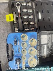 MaxSold Auction: Mikita socket and driver set: Mastercraft Hole Saws in Molded Plastic Storage Case: Kobalt - Halton Hills (Ontario, Canada) SELLER MANAGED Downsizing Online Auction - Barber Drive