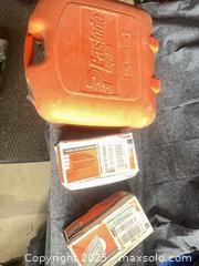 MaxSold Auction: Paslode Impulse Cordless Nailer - Orange - Halton Hills (Ontario, Canada) SELLER MANAGED Downsizing Online Auction - Barber Drive