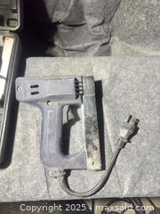 MaxSold Auction: Pneumatic Brad Nailer and Corded Electric Staple Tool, 2 pcs - Halton Hills (Ontario, Canada) SELLER MANAGED Downsizing Online Auction - Barber Drive