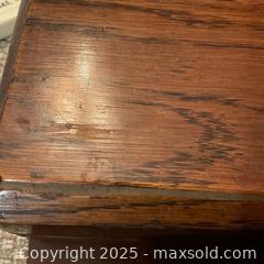 MaxSold Auction: Antique Rogers Oak Silverware Box  - Ottawa (Ontario, Canada) SELLER MANAGED Downsizing Online Auction - Sunnyside Avenue