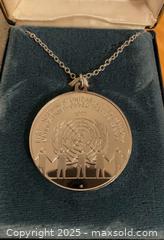 MaxSold Auction: Sterling Silver Peace Medal Franklin Mint  - Ottawa (Ontario, Canada) SELLER MANAGED Downsizing Online Auction - Sunnyside Avenue