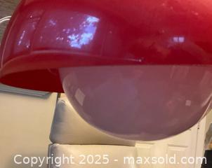 MaxSold Auction: Vintage Retro Red Bubble Dome Overhead Light  - Ottawa (Ontario, Canada) SELLER MANAGED Downsizing Online Auction - Sunnyside Avenue