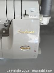 MaxSold Auction: RARE Baby Lock Evolution BLE8W-2 Serger ExtrordinAir Threading w/ Accessories - Menlo Park (California, USA) SELLER MANAGED Estate Sale Online Auction - Monte Rosa Drive