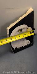 MaxSold Auction: Bald eagle painting on stone - Victoria (British Columbia, Canada) SELLER MANAGED Reseller Online Auction - Cecelia Road
