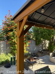 MaxSold Auction: 10 ft. x 10 ft. Wood Hardtop Gazebo with Galvanized Steel Double Roof - Los Angeles (California, USA) SELLER MANAGED Estate Sale Online Auction - Kittridge Street