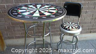 MaxSold Auction: Pub Style Table &#38; Stool  - Lincoln (Ontario, Canada) SELLER MANAGED Downsizing Online Auction - Comfort Crescent