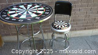 MaxSold Auction: Pub Style Table &#38; Stool  - Lincoln (Ontario, Canada) SELLER MANAGED Downsizing Online Auction - Comfort Crescent