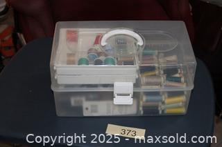 MaxSold Auction: Clear Sewing Box - Hamilton (Ontario, Canada) SELLER MANAGED Estate Sale Online Auction - Jerseyville Road West